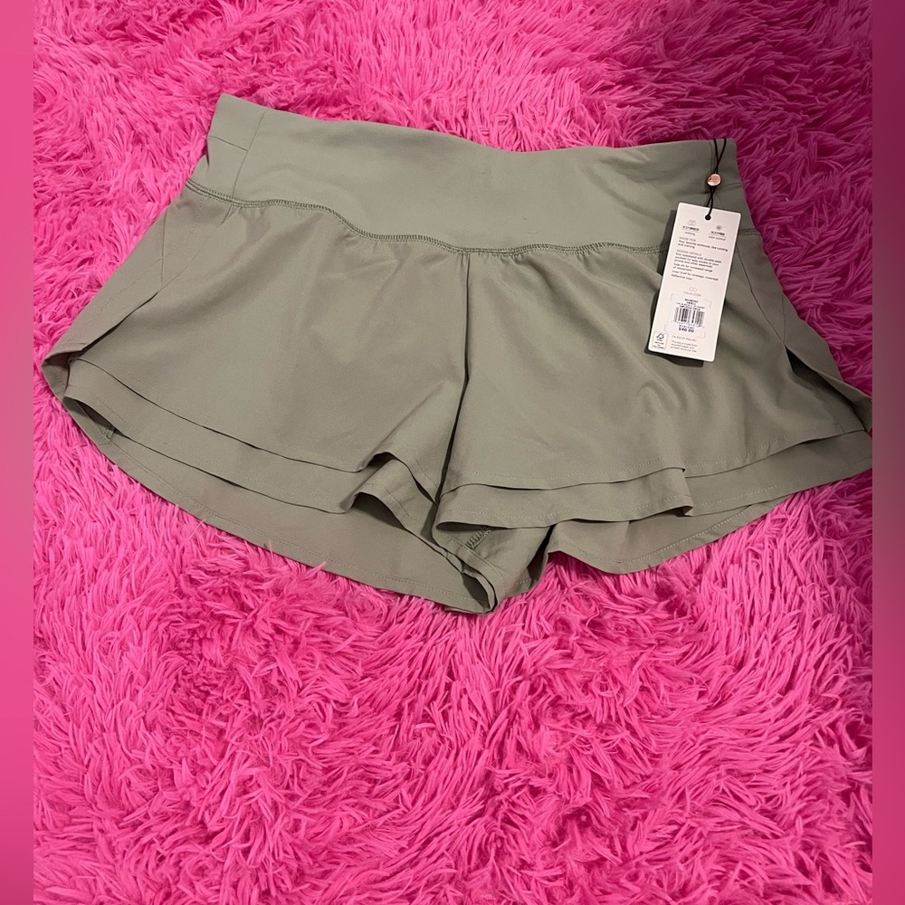Calia green flowy shorts